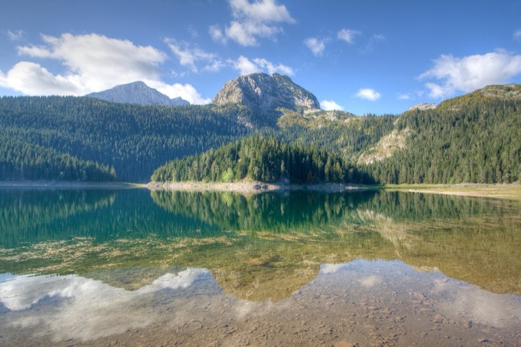 Černé jezero v Durmitoru